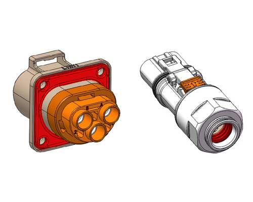 40A 3 POS high voltage Connector