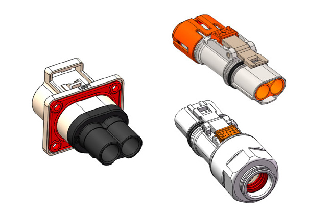 60A 2-Pos HV Connector for EVs