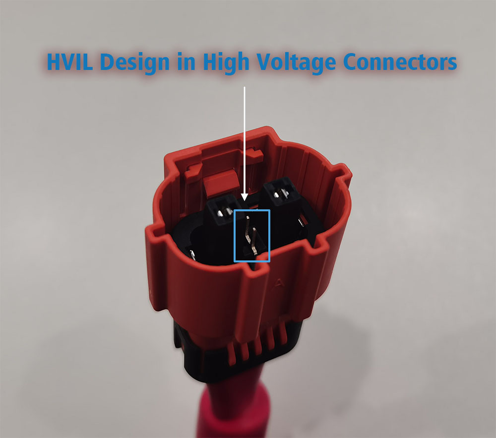 hvil design in high voltage interlock connectors